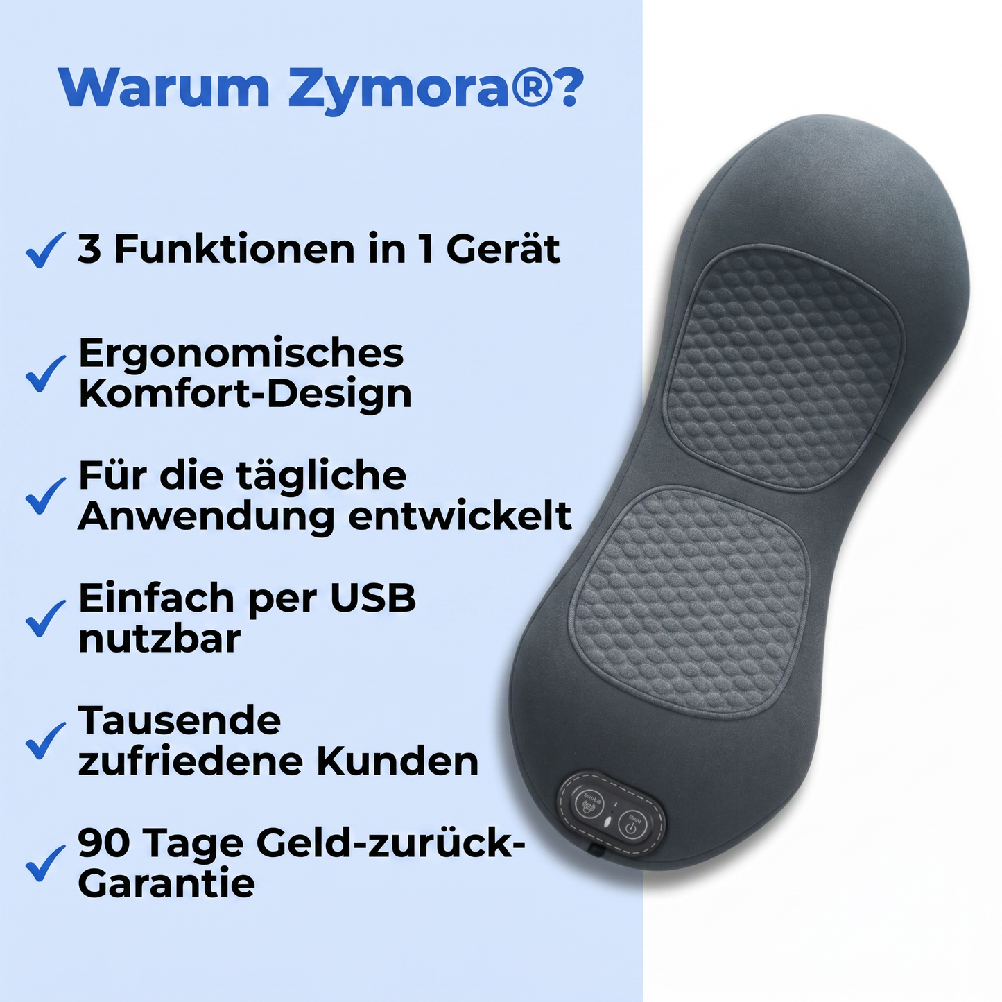 3-Zonen-Zymora® Tiefenmassagegerät