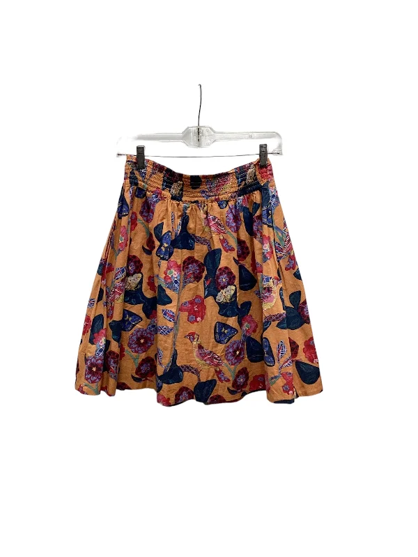 Nathalie & Lete' Women's Rust Skirt 2