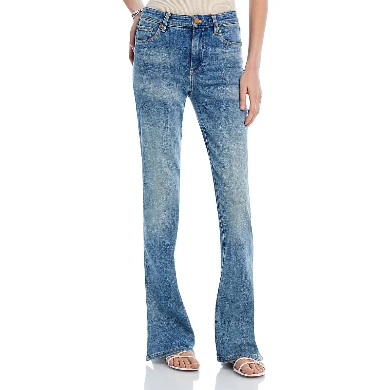 [BLANKNYC] Womens High Rise Faded Flare Jeans