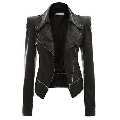 Gothic Punk PU Leather Jacket