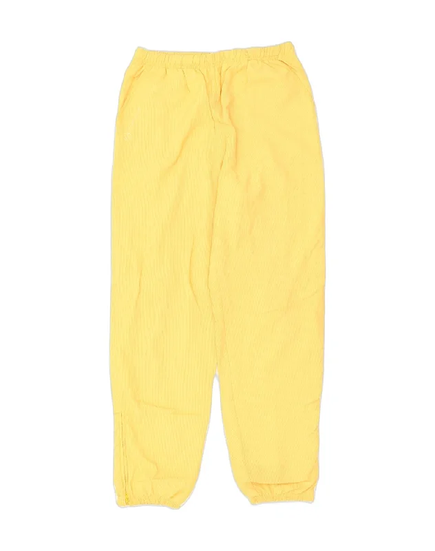 SERGIO TACCHINI Womens Tracksuit Trousers Joggers Medium Yellow Check