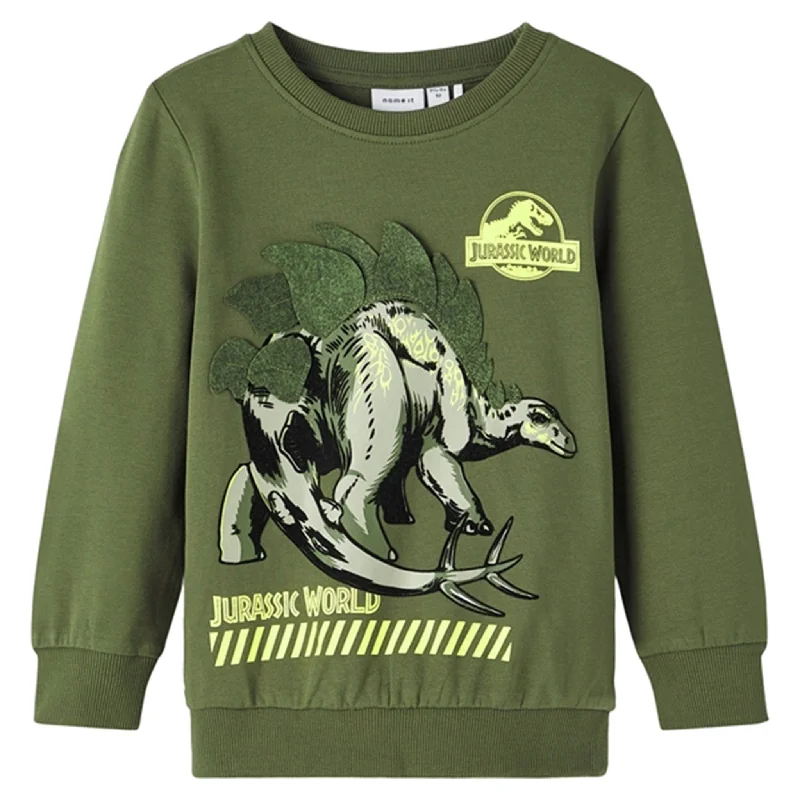 Name it Rifle Green Jovan Jurassic Sweatshirt