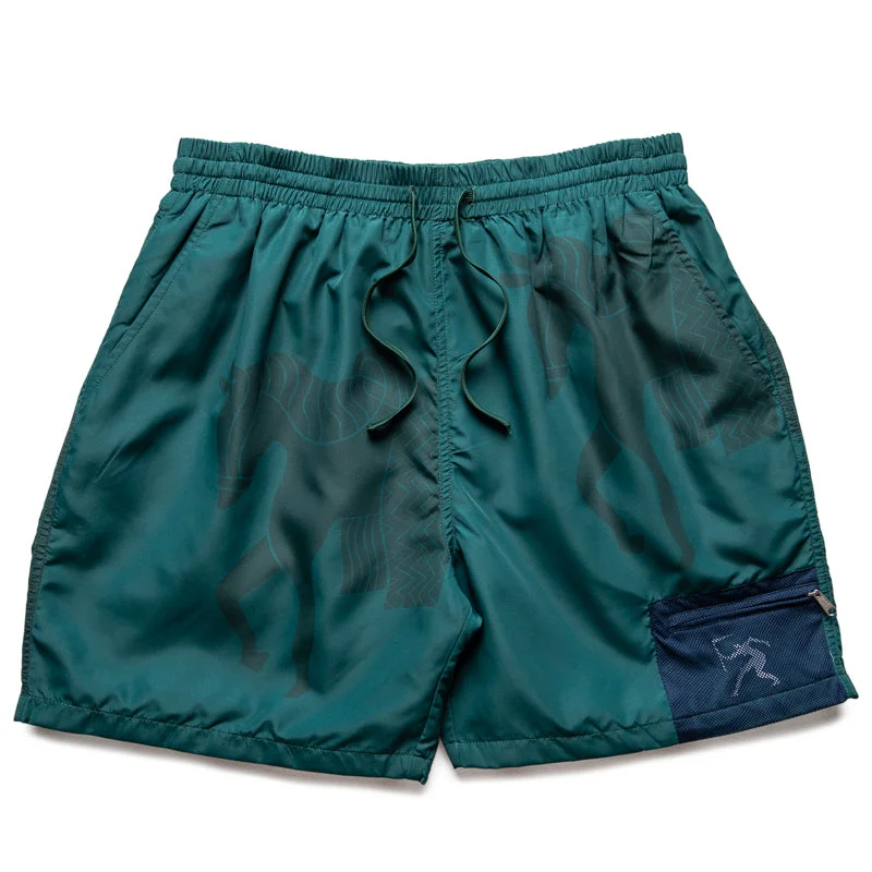 Parra Horse Shorts - Pine Green