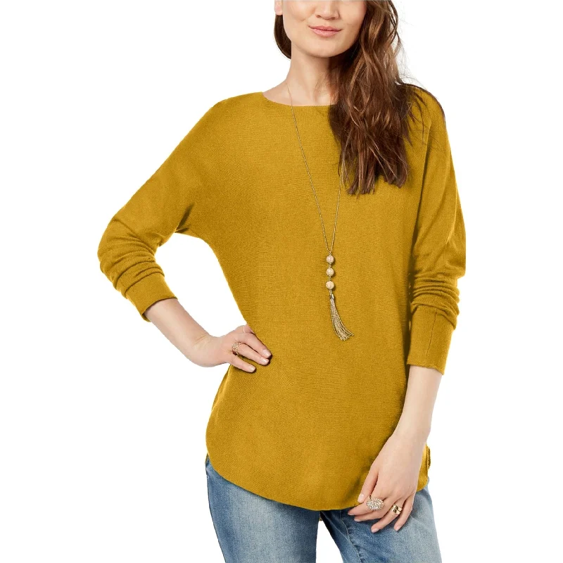 I-N-C Womens Shirttail Knit Sweater