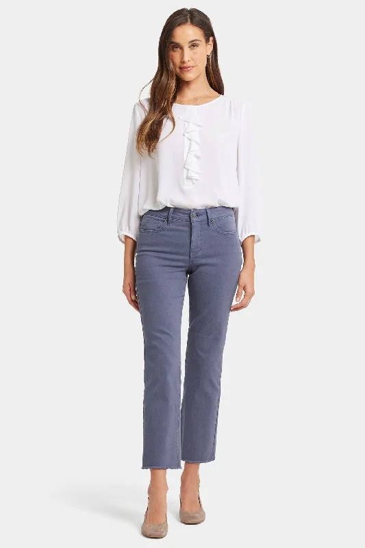 Marilyn Straight Ankle Jeans - Cascade Lake