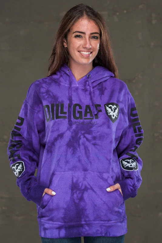 Classic Dilligaf Tye Dye Pullover Hoodie