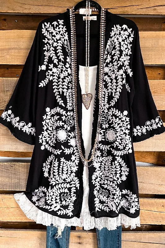 AHB EXCLUSIVE - Beauty Within Cardigan - Black/White