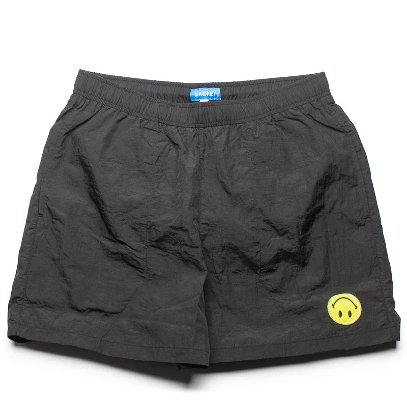 Market Smiley Grand Slam Shorts - Black