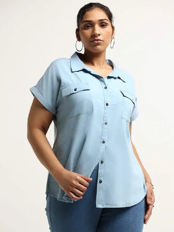 Gia Blue Denim Shirt