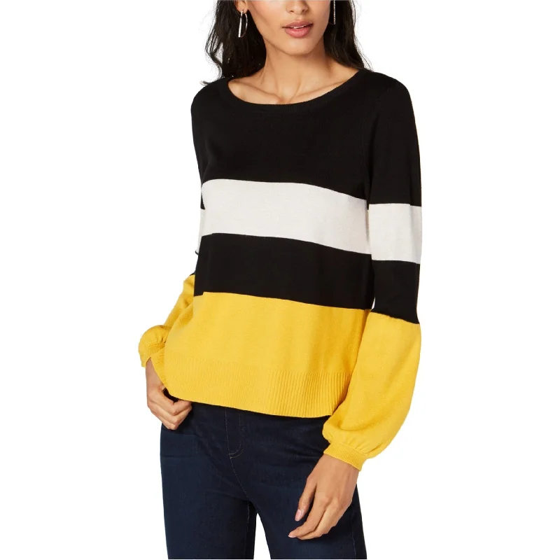 I-N-C Womens Puff Sleeve Pullover Sweater