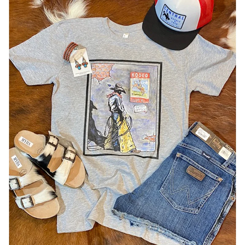 Let's Rodeo Vintage Cowboy Tee