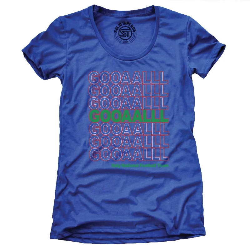 Women's Italy Soccer Gooaalll T-shirt