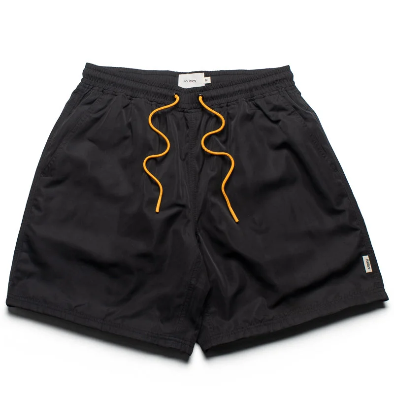 Politics Trunks - Solid Black