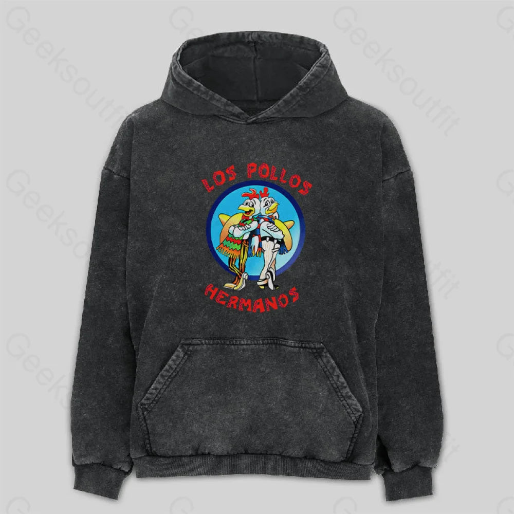 Los Pollos Hermanose Washed Hoodie