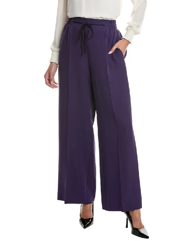 Oscar de la Renta Silk-Blend Pant