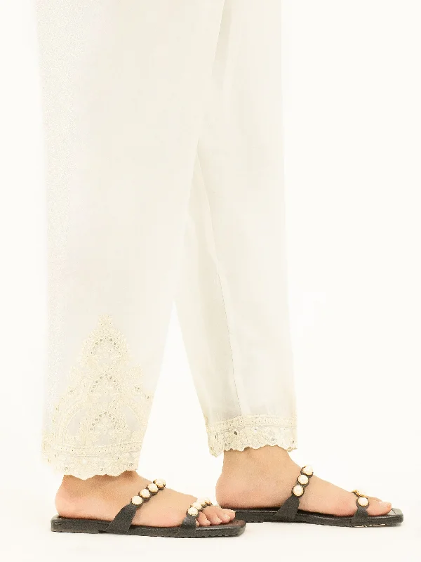 Embroidered Cambric Trousers